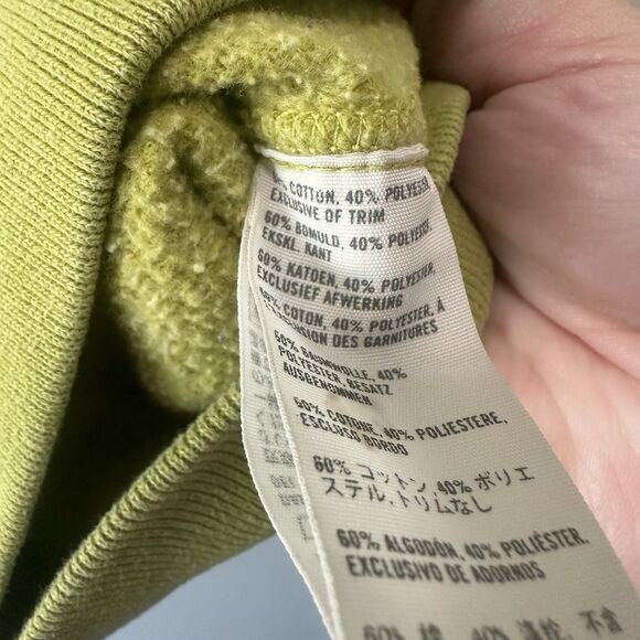 Women’s Hollister Hoodie Y2K Write-out Logo Green Size Medium - Picture 4 of 5